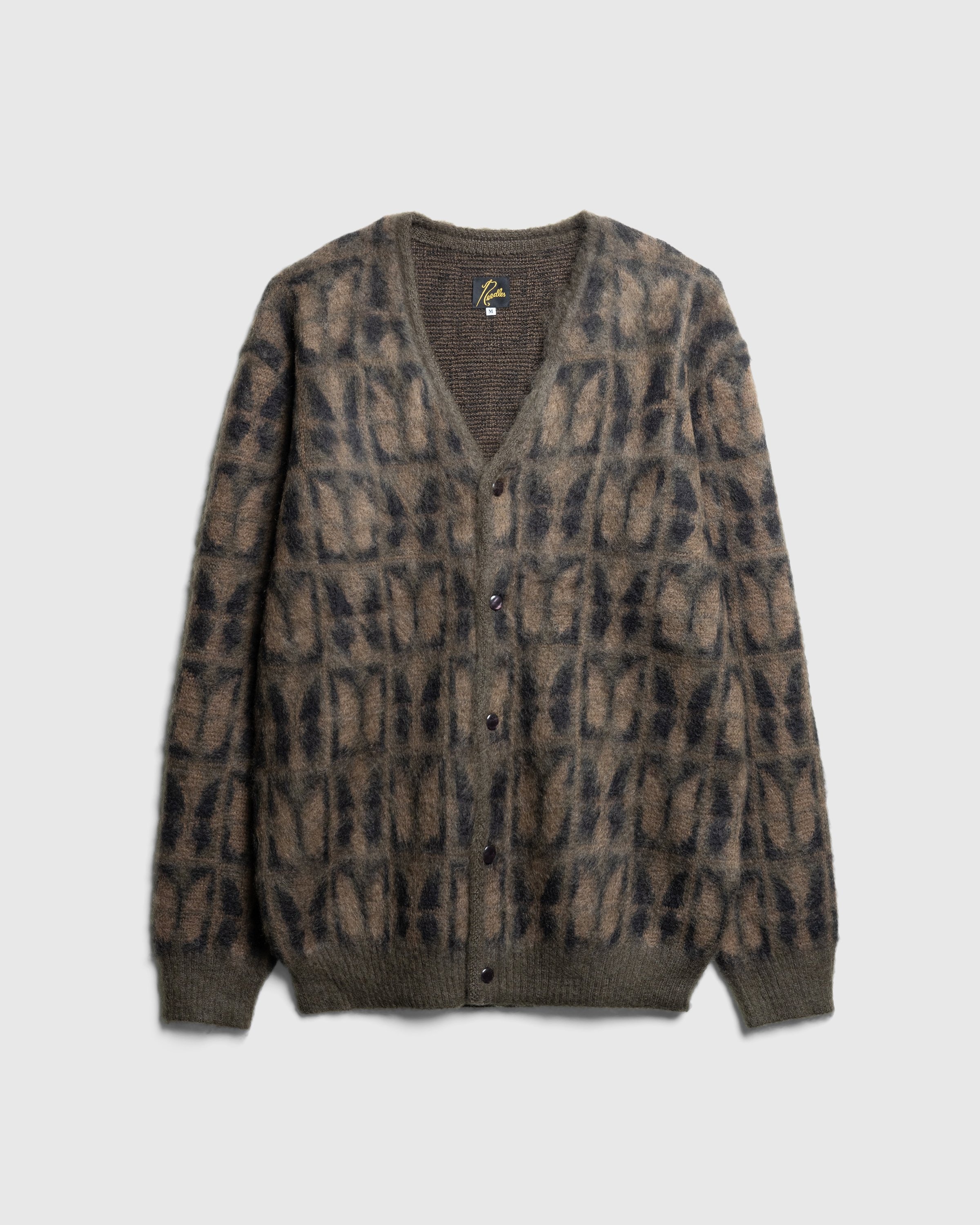 Needles Papillon Mohair Cardigan Olive Highsnobiety Shop